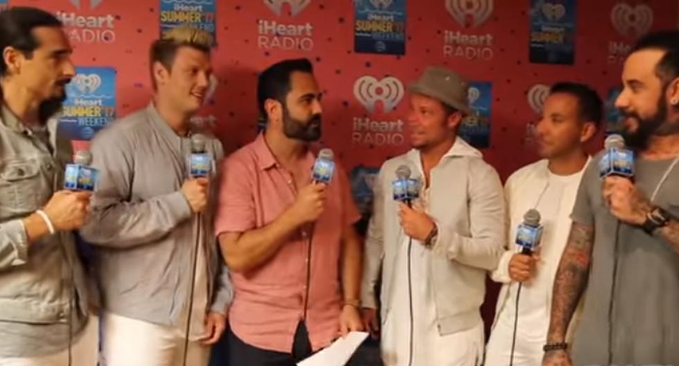 Backstreet Boys intentaron cantar Despacito. (Foto: Captura)
