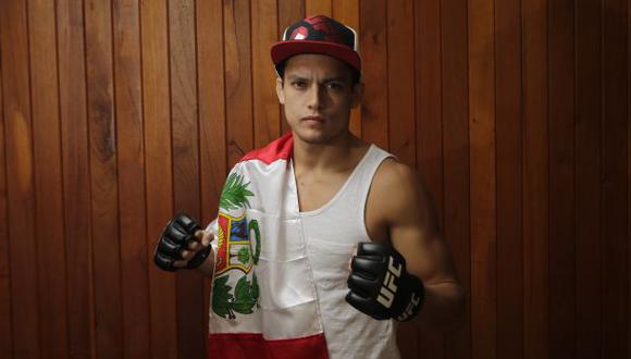 Bandenay, de 23 años, tiene 14 victorias y cuatro derrotas como profesional de las MMA. (Foto: Alonso Chero/El Comercio)
