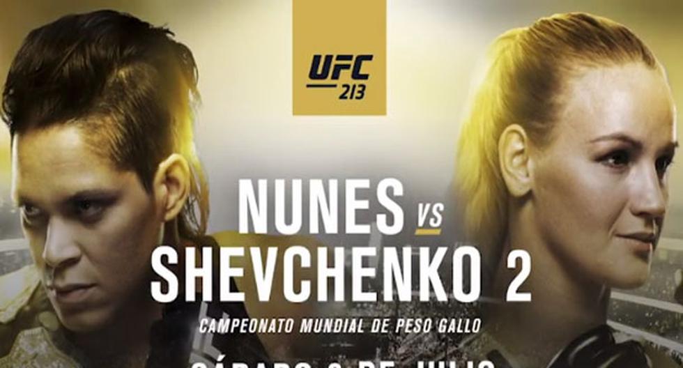 El próximo 8 de julio UFC 213 tendrá como pelea estelar a Nunes vs Shevchenko | Foto: UFC