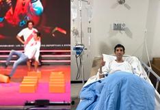 ¿Cuál es el estado de salud de Giancarlo Granda tras operación por accidente en show de Jorge Luna y Ricardo Mendoza?