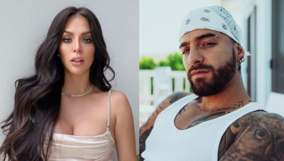 La modelo y el cantante fueron vinculados en más de una ocasión (Foto: Sheyla Rojas / Maluma / Instagram)