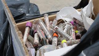 Barranco: contaminación por tubos de ensayo hallados en playa