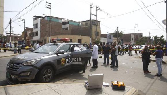 Dos policías fueron acribillados por estos 'marcas' cuando huían tras un robo en el Rímac. (Perú21)
