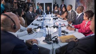 El histórico encuentro entre Obama y 13 disidentes cubanos