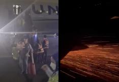Lima: pasajeros de avión que iba a EE.UU. grabaron aterrizaje forzoso tras incidente | VIDEO