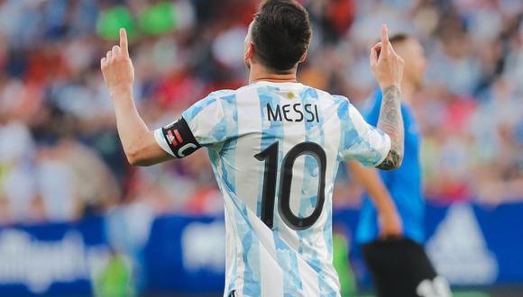 Lionel Messi envió un emotivo mensaje tras la victoria de Argentina sobre Estonia. (Foto: EFE)
