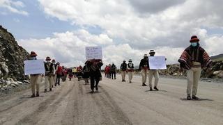 Las Bambas: comunidad campesina de Pumamarca protestó contra empresa minera | VIDEO