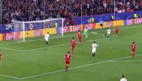 Bayern Múnich vs. Sevilla: españoles sorprendieron con este gol a alemanes en Champions. (Foto: Captura de video)