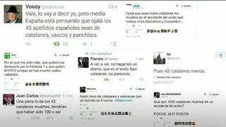 Twitter: investigan racismo tras caída de avión Germanwings