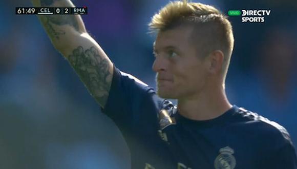 Real Madrid vs. Celta: Kroos silenció Balaídos con este descomunal gol para el 2-0. (Foto: captura)