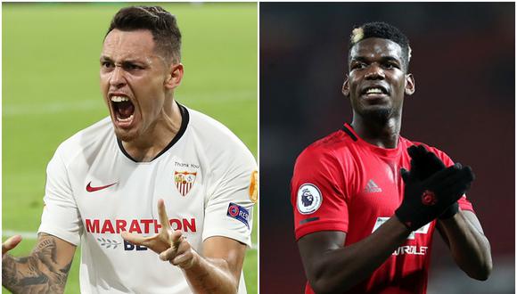 Sevilla vs. Manchester United por la semifinal de la Europa League será el duelo más atractivo de este domingo 16 de agosto | Fotos: Agencias