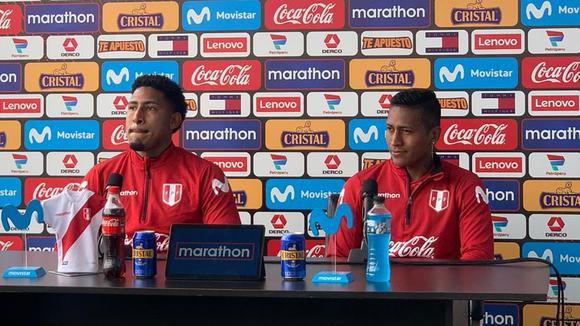 Jesús Castillo y Pedro Aquino en conferencia de prensa de la Selección Peruana. (Video: Movistar Deportes)