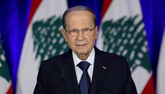 El presidente de Líbano, Michel Aoun, no aceptará investigaciones internacionales sobre las explosiones en Beirut. (Foto de archivo: Reuters)