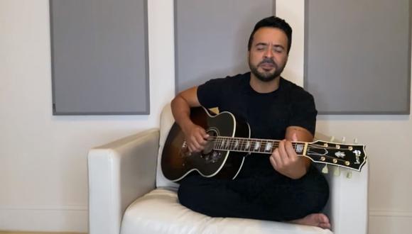 Luis Fonsi emociona a sus fans con interpretación de “Aleluya” (Captura de pantalla).