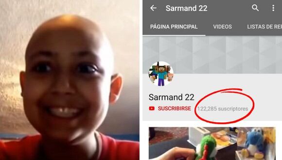 Este niño youtuber amante de los videojuegos se ha convertido en una sensación en cuestión de pocas horas. (Foto: Sarmand 22 en YouTube)
