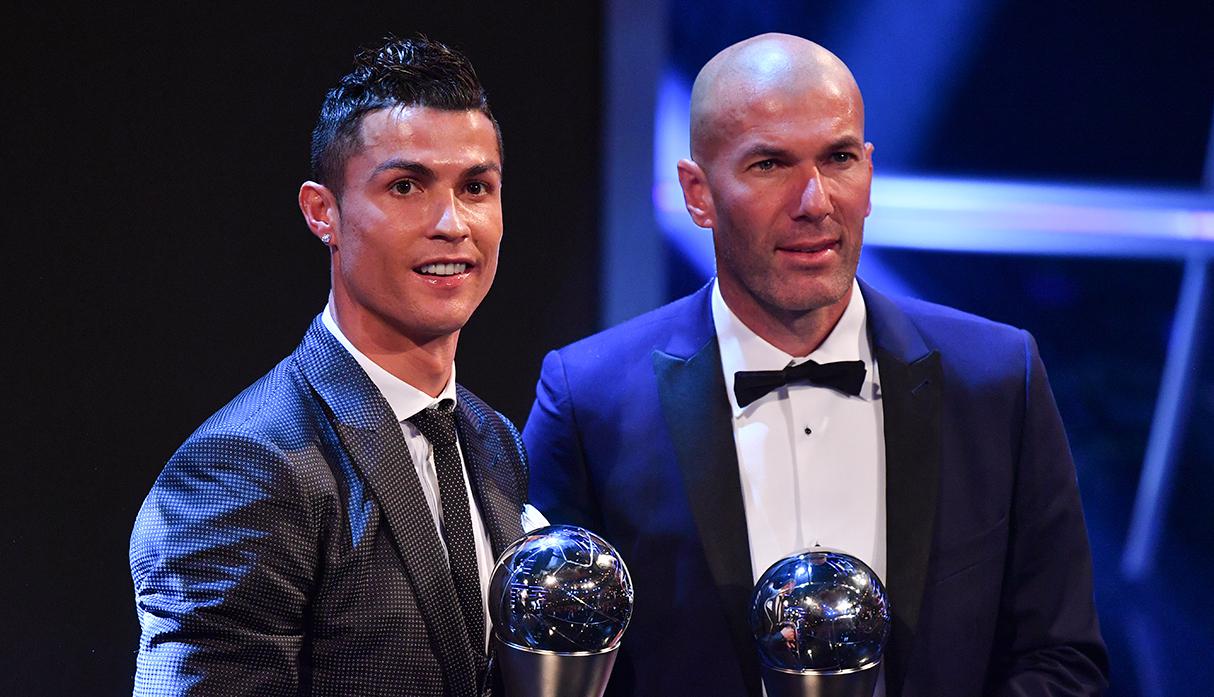 Zinedine Zidane es el único entrenador que estuvo en todas las ceremonias de premiación de FIFA The Best. (Foto: AFP)