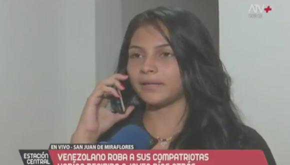 Venezolanos denuncian que compatriota les robó todo. (Captura: ATV)