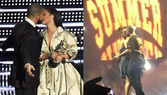 Rihanna y Drake confirman romance con segundo beso en Miami