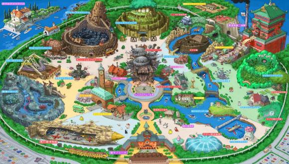 ‘Ghibli Park’ se cosntruiráen un terreno de 200 hectáreas. (Foto: Studio Ghibli)