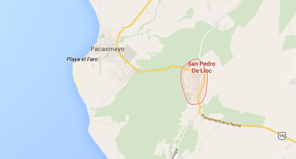 Sismo se registró en San Pedro de Lloc. (Foto: Google Maps)