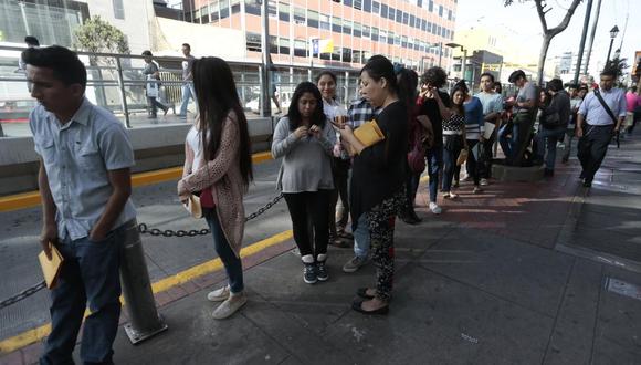 La recuperación del empleo adecuado en Lima Metropolitana continuó su tendencia de desaceleramiento en el segundo trimestre del año. (Foto: GEC)