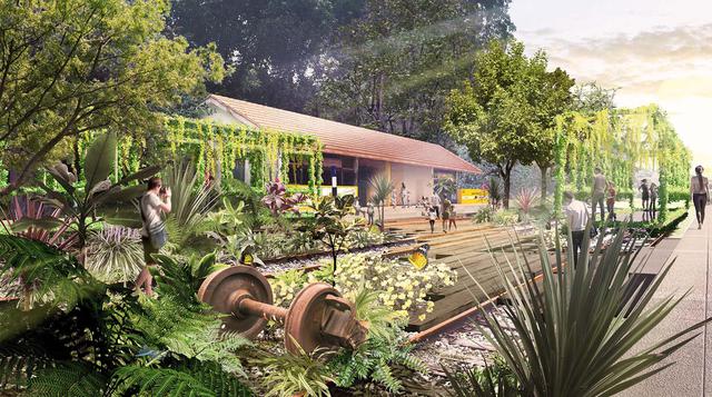 Una vía de tren se convertirá en un nuevo parque en Singapur - 2