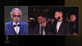 Andrea Bocelli deleitó con su música en la ceremonia del Balón de Oro | VIDEO