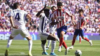 Atlético de Madrid empató 0-0 ante Real Valladolid por la fecha 8° de la Liga española