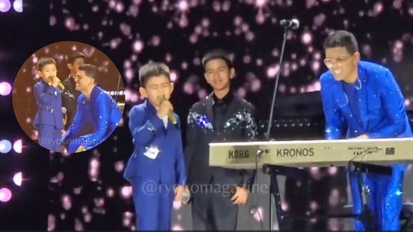 Christian Yaipén se emociona hasta las lágrimas al cantar con su pequeño hijo. (Video @ryokomagazine)