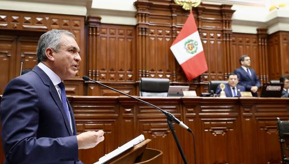 Ministro del Interior, Vicente Romero, enfrenta dos mociones de censura en el Congreso. (Foto: Congreso)