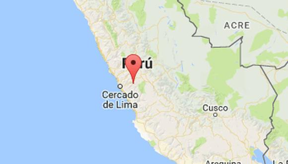 Desde las 3:19 de la madrugada, el IGP ha reportado un total de ocho sismos en Matucana, el más fuerte tuvo una magnitud de 4,8 (Difusión)