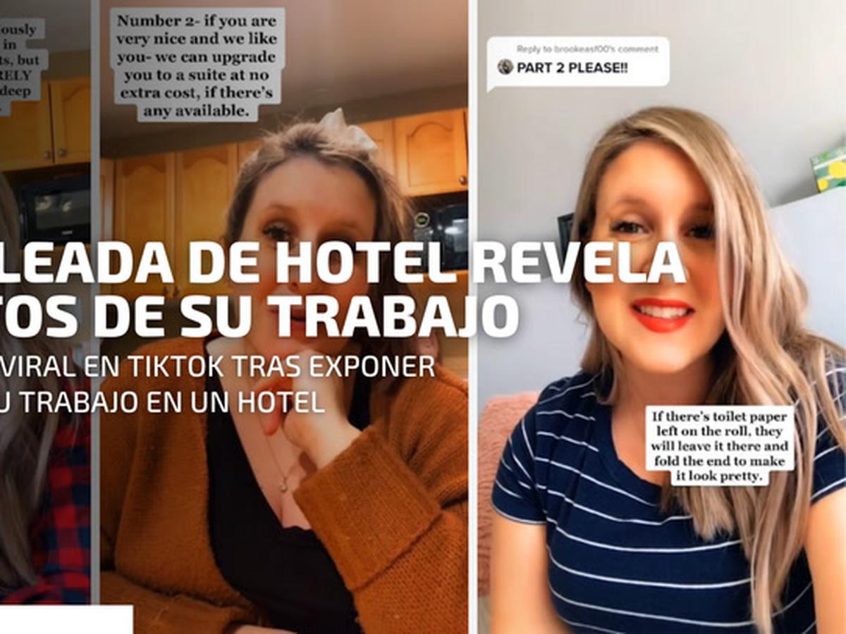 El video viral de la azafata que detecta cámaras ocultas en una habitación  de hotel, viral de tiktok, VIRALES