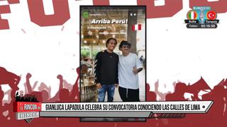 Selección peruana: Lapadula disfrutó del Centro Histórico de Lima
