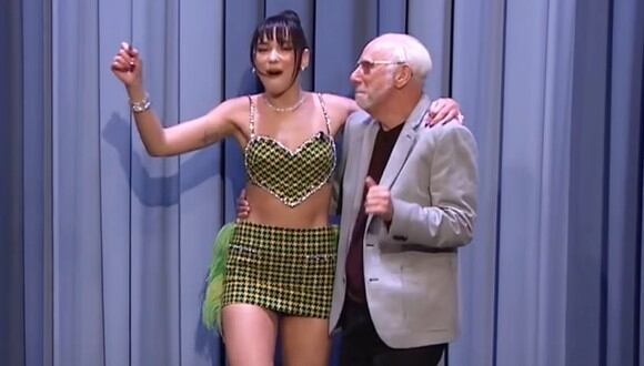 Dua Lipa y bailando con su ‘super fan’ de 80 años en el programa de  Jimmy Fallon. (Imagen: The Tonight Show Starring Jimmy Fallon
 / YouTube)