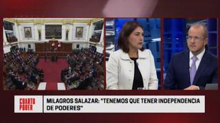 Salazar: A Bartra le corresponde lograr consensos en Constitución