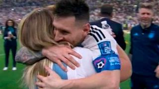 Quién es la cocinera de la selección argentina que abrazó a Messi y celebró el título como una hincha más