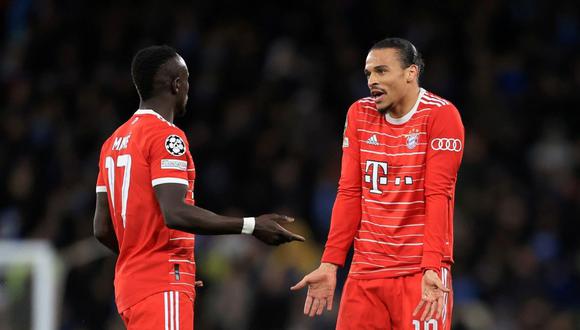 Sadio Mané y Leroy Sané tuvieron una gresca en los vestuarios del Bayern Múnich, según prensa alemana.