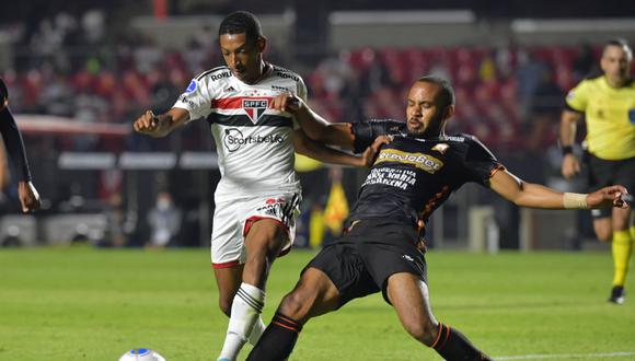 Ayacucho FC cayó ante Sao Paulo por la Copa Sudamericana. (Foto: AFP)