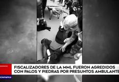 Mesa Redonda: fiscalizadores fueron agredidos por presuntos ambulantes