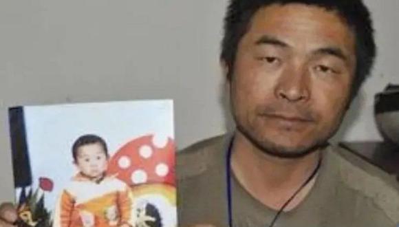 El hijo de Guo Gangtang fue secuestrado cuando tenía apenas dos años. (Weibo).