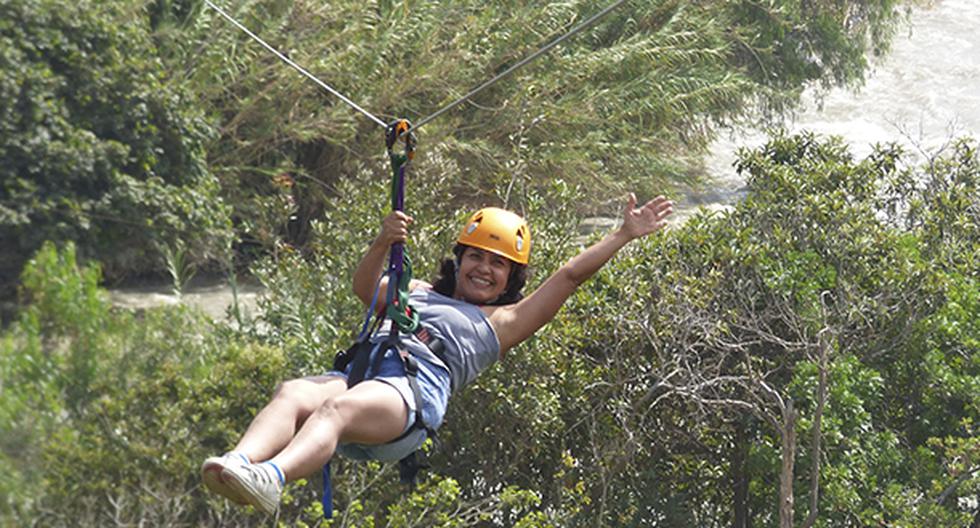 En Lunahuaná puedes hacer deportes como canopy. (Foto: Perú.com)