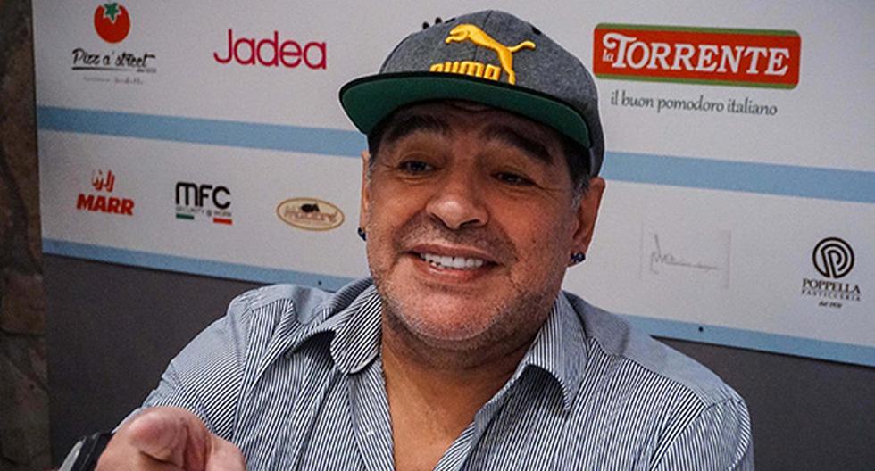 Diego Maradona sigue recibiendo todo tipo de honores de la ciudad de Nápoles (Foto: EFE)