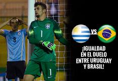 Sudamericano: Uruguay y Brasil empatan sin garra ni jogo bonito