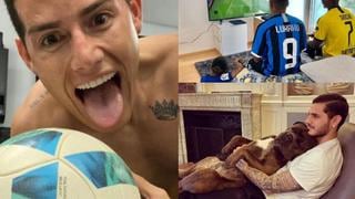 Así la pasan la cuarentena: los futbolistas y las fotos más ingeniosas en redes sociales [FOTOS]