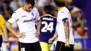 Europa League: Valencia cayó goleado 3-0 ante el modesto Swansea