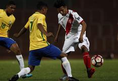 Sub 15: Perú fue goleado 5-0 por Brasil, pero avanzó a semis