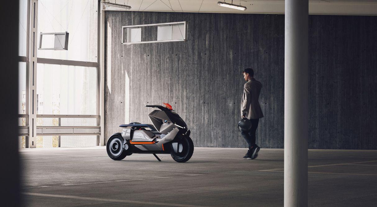 El vehículo una propuesta de diseño presentada por la marca alemana como solución de movilidad urbana para el futuro. (Foto: BMW Blog)