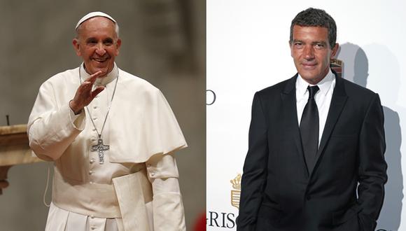 Antonio Banderas le daría vida al Papa Francisco en el cine