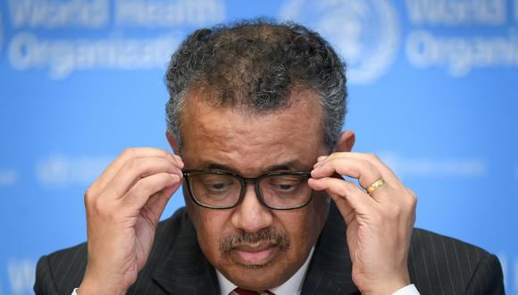 Tedros Adhanom, director general de la Organización Mundial de la Salud. (Foto: Fabrice COFFRINI / AFP)