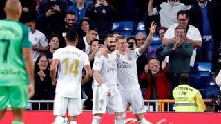 Real Madrid golea a Leganés y se pone a un punto de Barcelona en la Liga Santander 